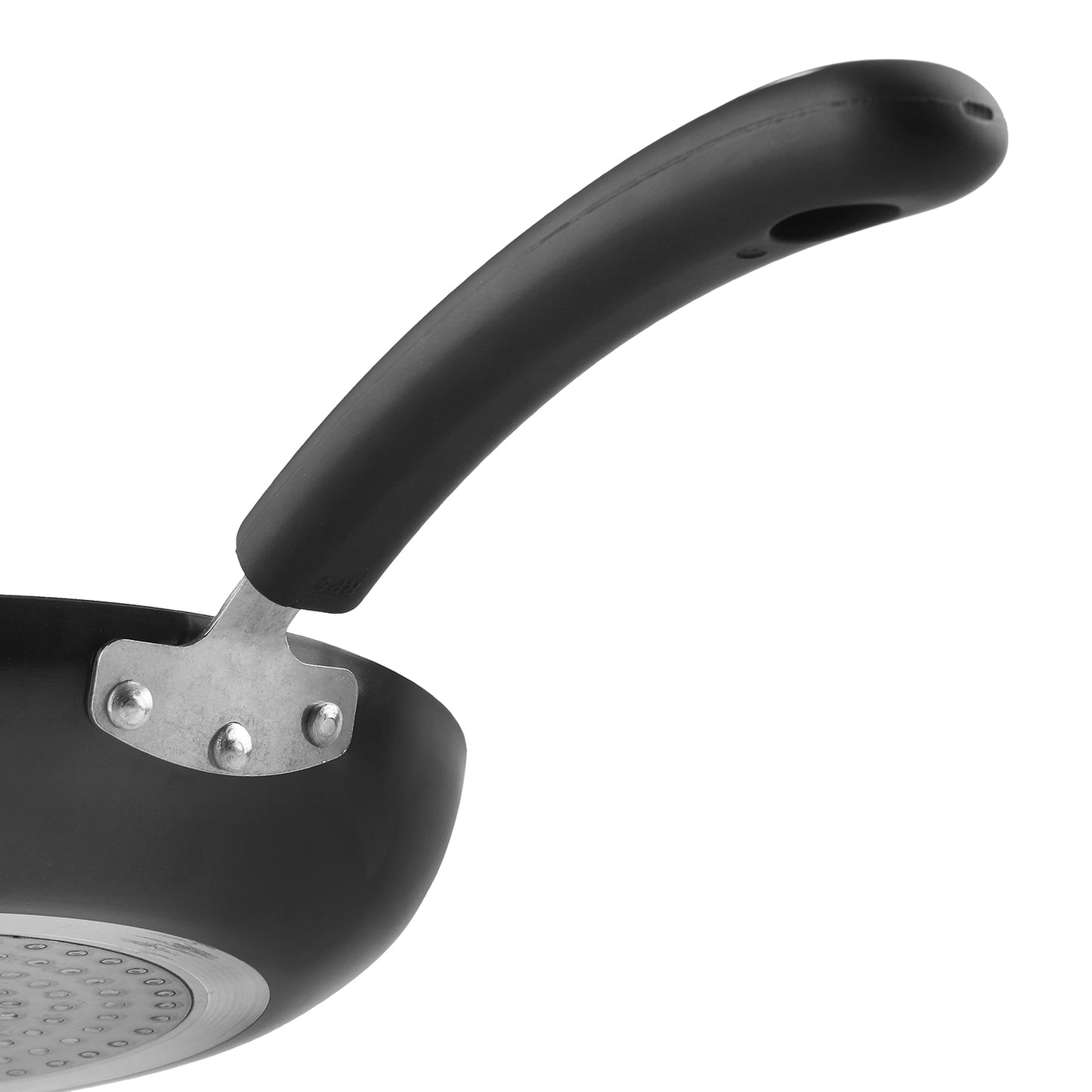 Vinod Hanos Non Stick Frypan - Triple Riveted Sturdy Handle | Vinod Cookware India