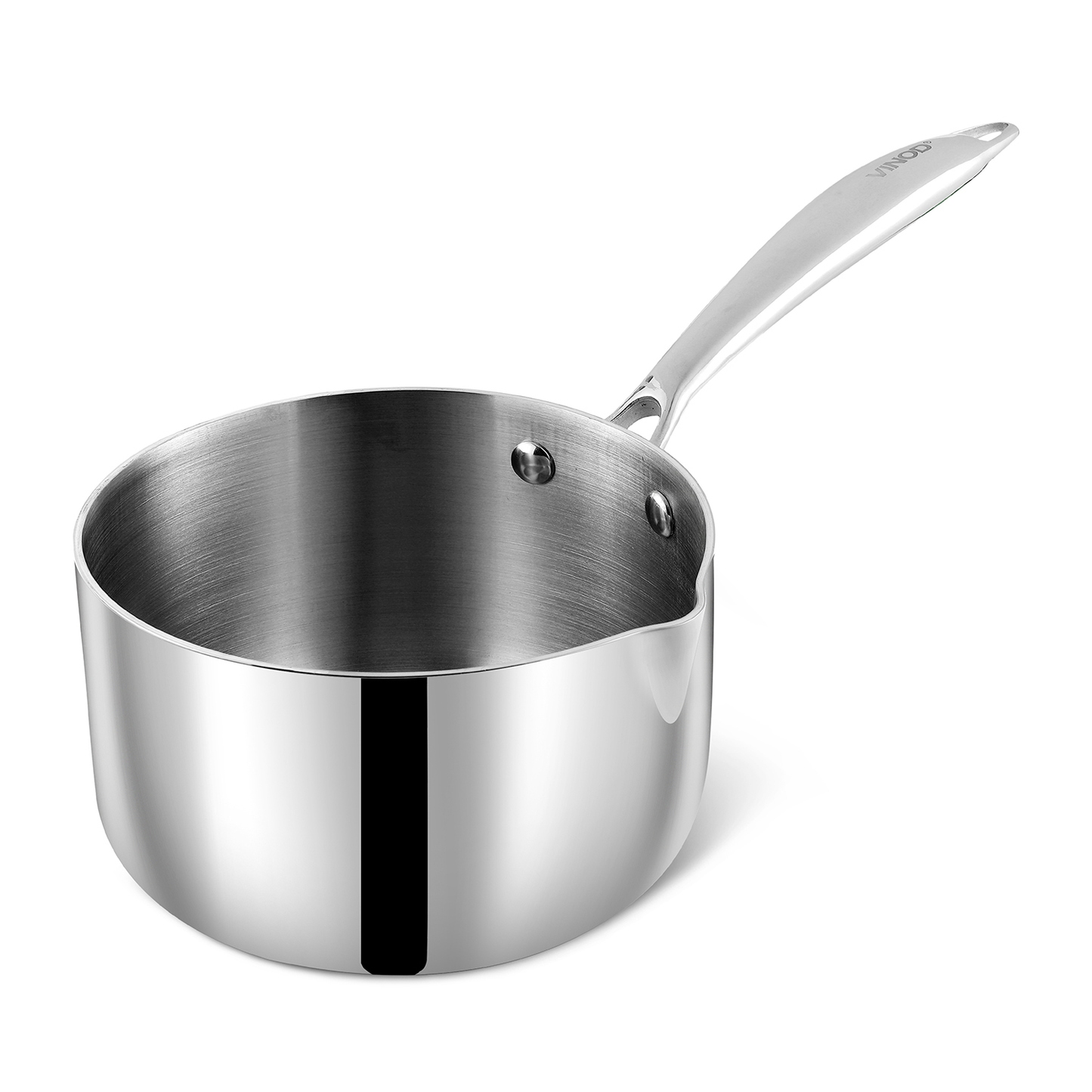 Vinod Platinum Triply Stainless Steel Milkpan Induction Friendly | Vinod Cookware India