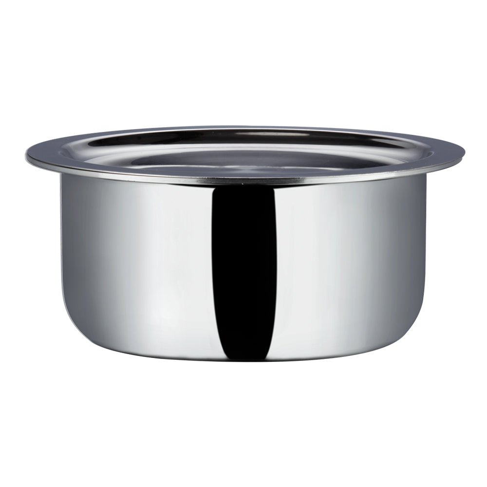 Vinod Platinum Triply Stainless Steel Tope with Lid Induction Friendly | Vinod Cookware India
