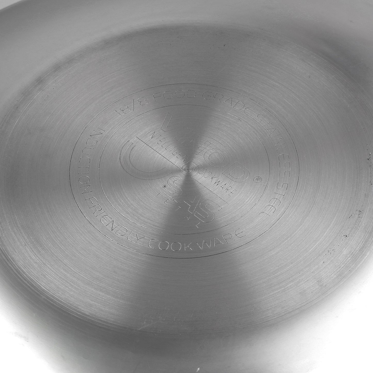 Vinod Platinum Triply Stainless Steel Wok 26cm - Induction Sandwich Base | Vinod Cookware India