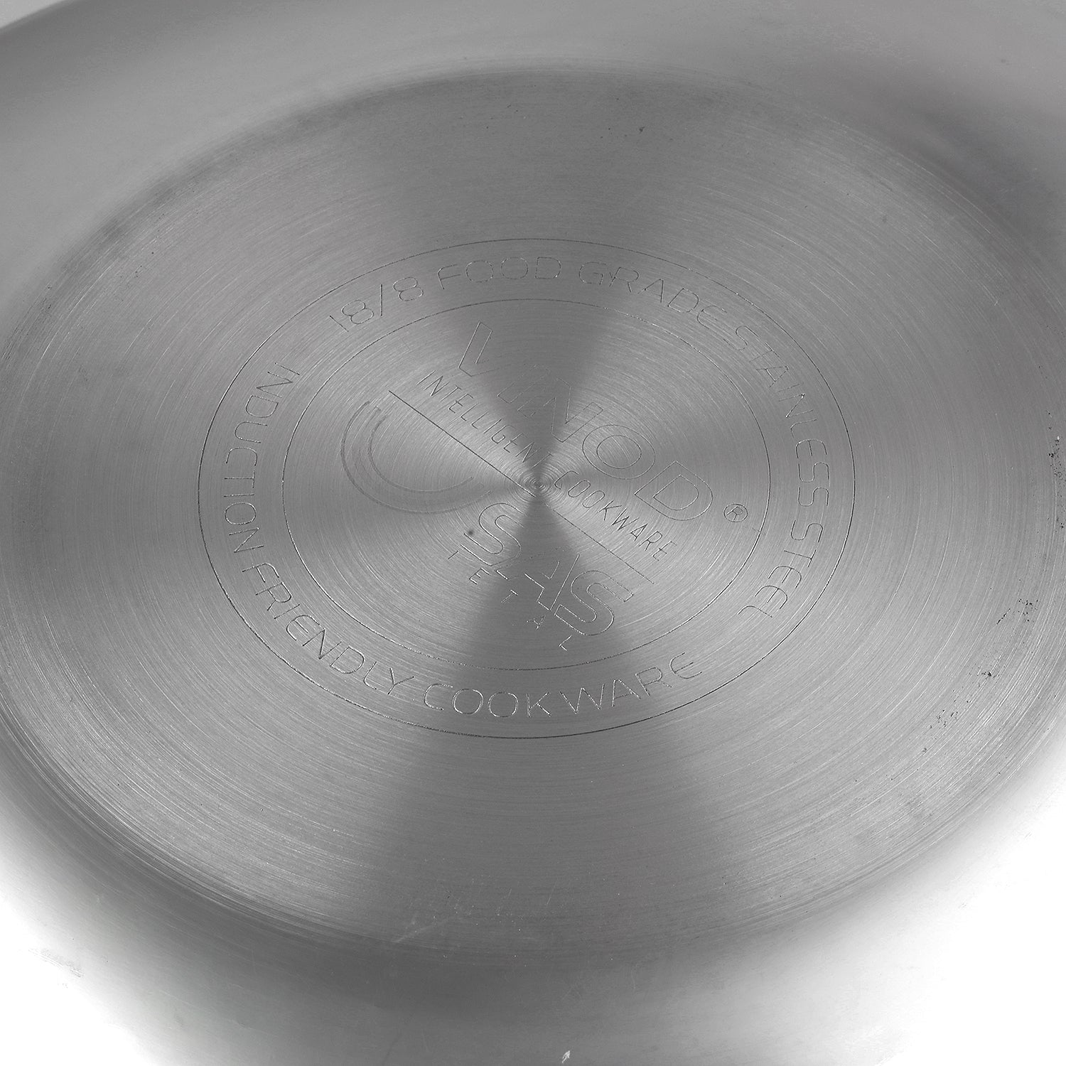 Vinod Platinum Triply Stainless Steel Wok 26cm - Induction Sandwich Base | Vinod Cookware India