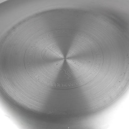 Vinod Platinum Triply Stainless Steel Wok 26cm - Induction Sandwich Base | Vinod Cookware India