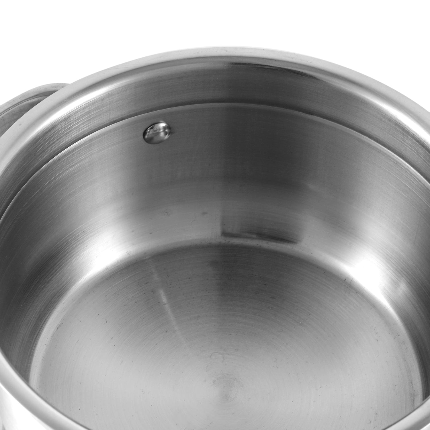 Vinod Two Tone Saucepot - Side Profile 16cm to 30cm Stainless Steel | Vinod Cookware