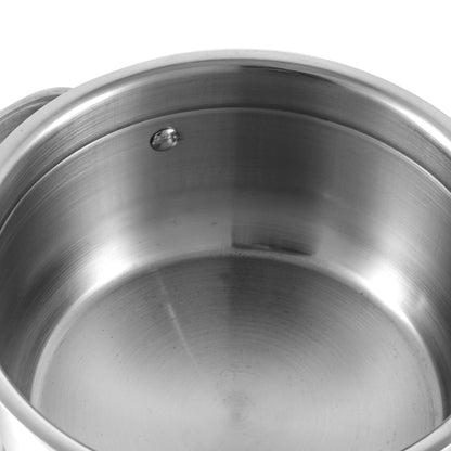 Vinod Two Tone Saucepot - Side Profile 16cm to 30cm Stainless Steel | Vinod Cookware