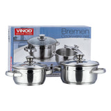Vinod Stainless Steel Bremen Saucepot Set
