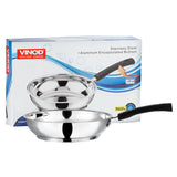 Vinod Stainless Steel Frypan (Induction Friendly)