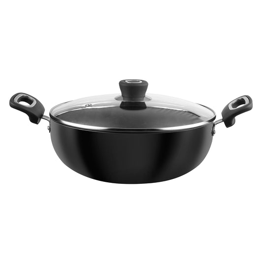 Vinod Hanos Non Stick Kadai - With Glass Lid | Vinod Cookware India