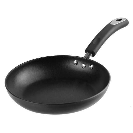 Vinod Hanos Non Stick Frypan - Hard Anodised Black Finish | Vinod Cookware India
