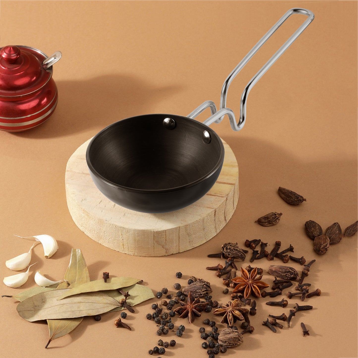 Vinod Hard Anodised Tadka Pan | Vinod Cookware India
