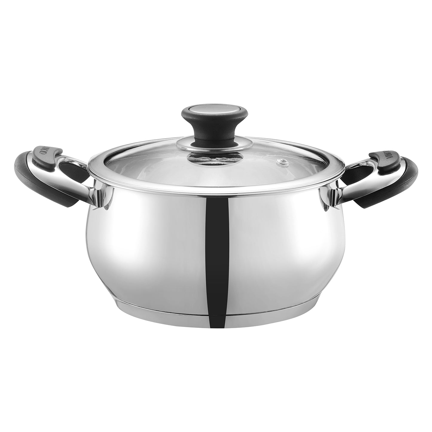 Vinod Stainless Steel Durban Handi Saucepot - Elegant Handi Shape for Even Heat Distribution, Ideal for Curries, Dal and Biryani | Vinod Cookware India