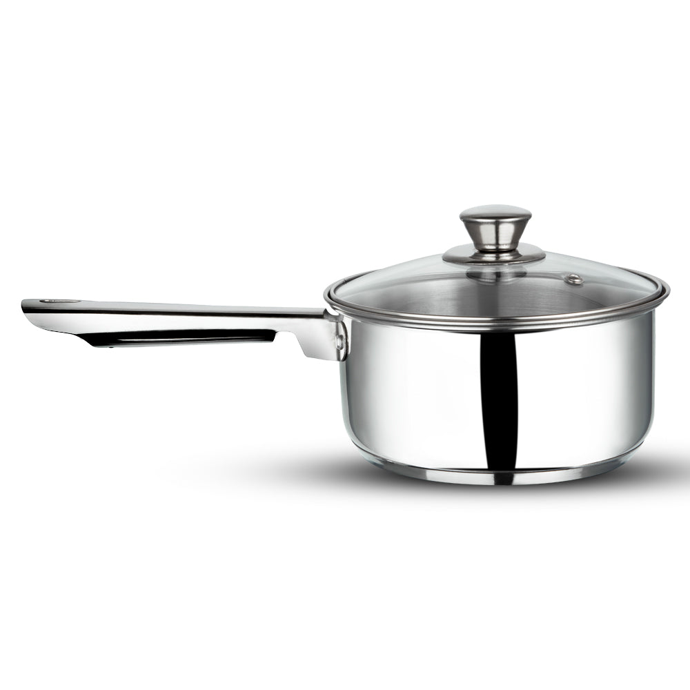 Vinod Modena Set - Induction Safe Saucepan 16cm with SAS Bottom | Vinod Cookware