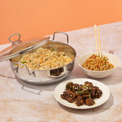 Vinod Stainless Steel Kadai With Lid