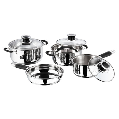 Vinod Master Chef Cookware Set 4pc - Frypan Kadai Casserole Saucepan | Vinod Cookware