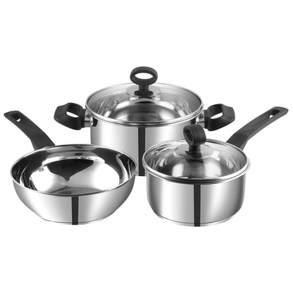 Vinod Stainless Steel Trento Cookware Set - Hero Shot | Vinod Cookware India