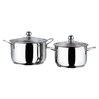 Vinod Tuscany Cookware Set 2pc - Induction Friendly Saucepot Combo | Vinod Cookware