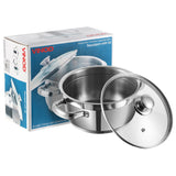 Vinod Stainless Steel Two Tone Saucepot with Lid