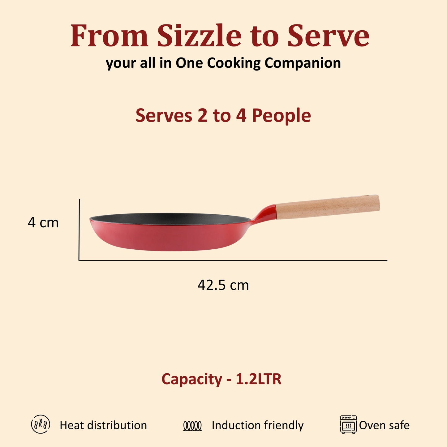 Vinod Cast Iron Freya Frypan