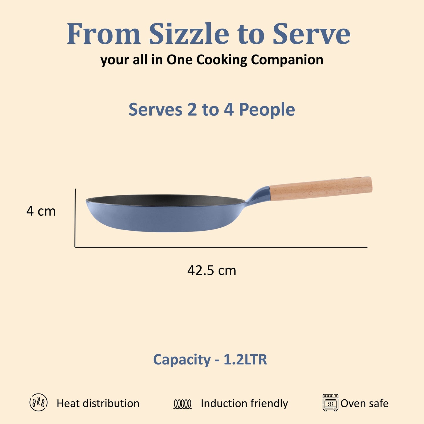 Vinod Cast Iron Freya Frypan