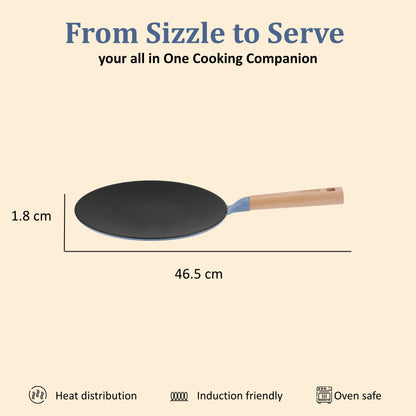 Vinod Cast Iron Freya Roti Tawa - 26 cm