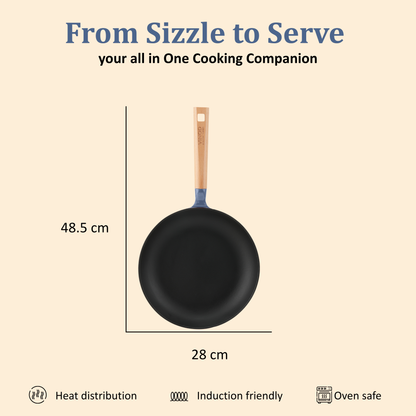 Vinod Cast Iron Freya Dosa Tawa - 28 cm