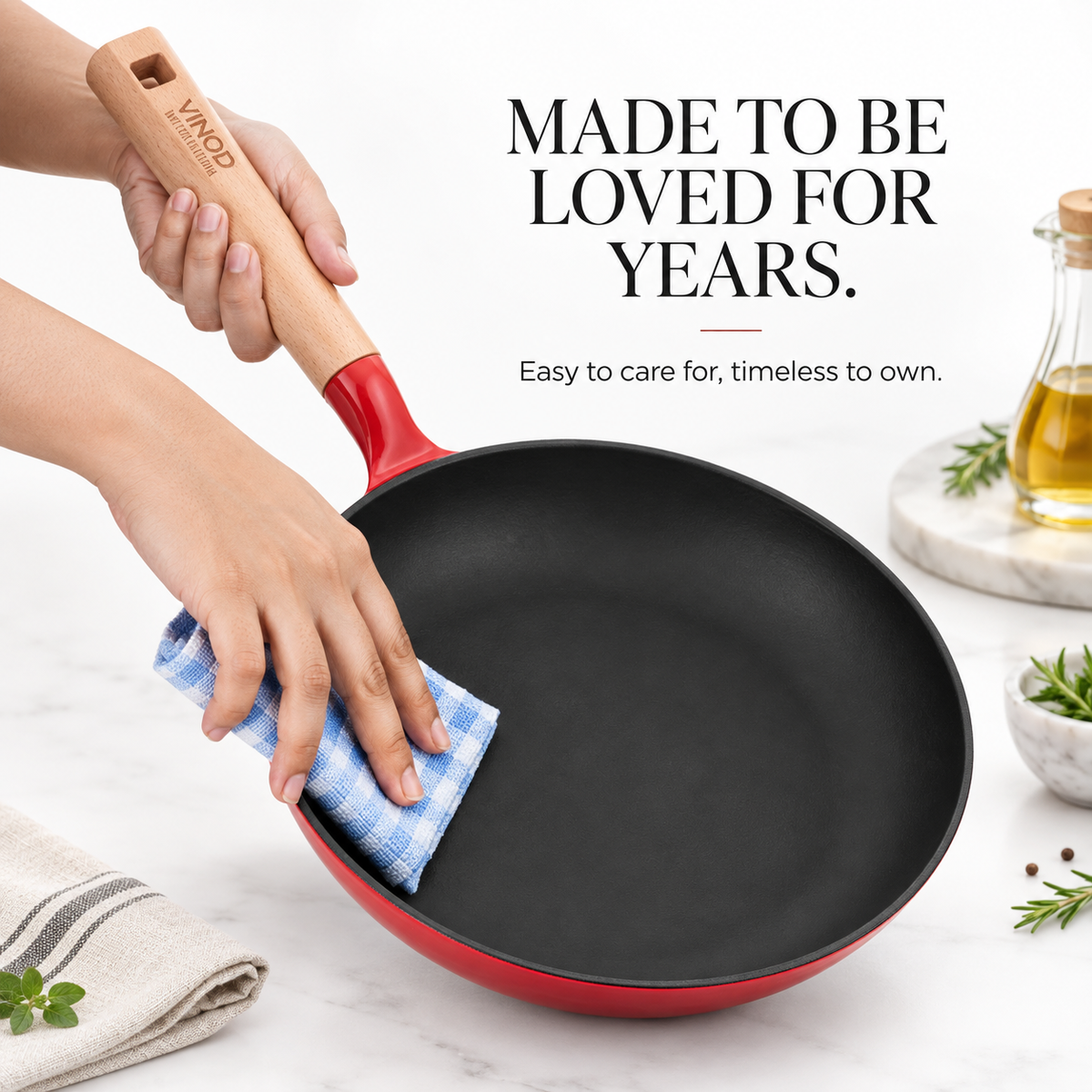 Vinod Cast Iron Freya Frypan