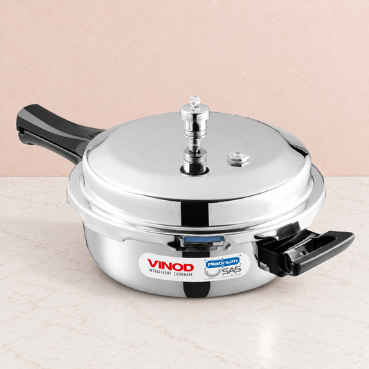 Vinod Platinum Triply Deep Pan Pressure Cooker (Induction Friendly)