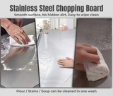 Kraft Stainless Steel L-shaped edge Chopping Board – 39 cm
