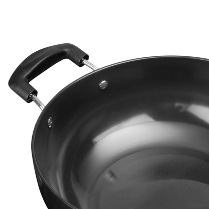 Vinod Hard Anodised Deep Kadai Without Lid - Feature View 2 | Vinod Cookware India