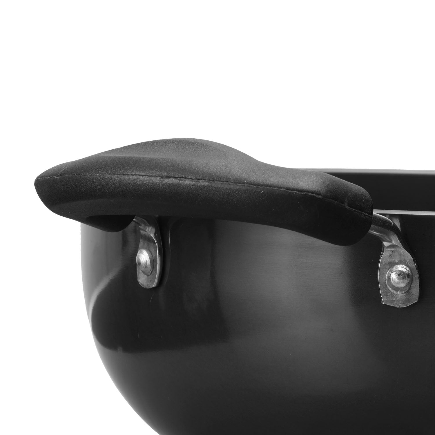 Vinod Hard Anodised Deep Kadai Without Lid - Feature View 1 | Vinod Cookware India
