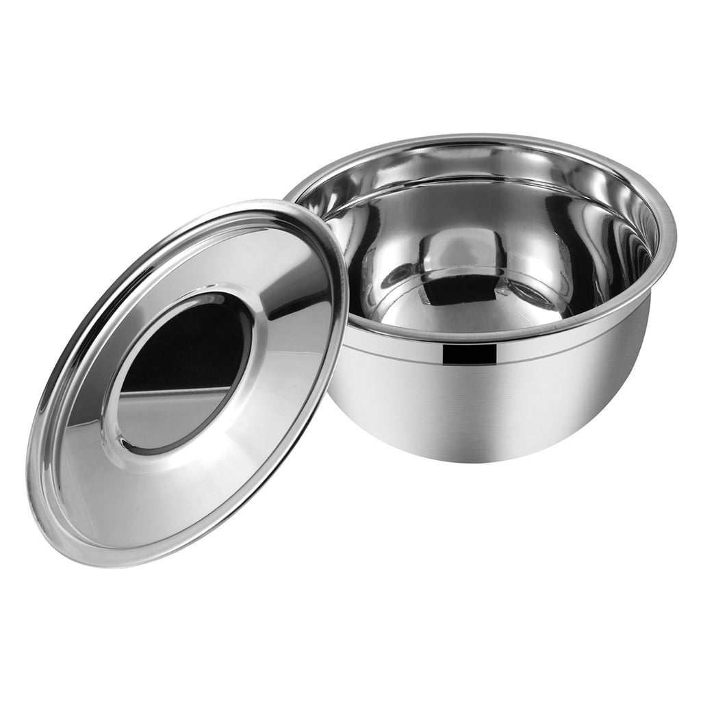 Kraft Stainless Steel Serving Bowl Set of 2 pcs with Stainless Steel ...