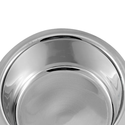 Vinod 2pc Capsule Bottom Tope Set - Thick Capsule Bottom for Even Heat Distribution, Ideal for Boiling Dal, Rice, Milk and Gravies | Vinod Cookware India