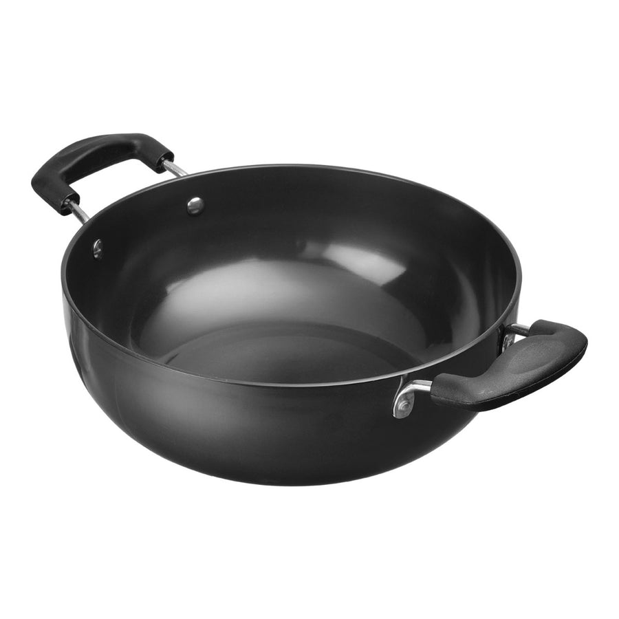 Kraft- Follow Your Imagination Futuretec Triply Stainless Steel Cookware Kadai - 5.5 Litre, 30 Cm / 2.5 Mm Thick/Extra Deep Kadhai For Kitchen/ Induction Bottom, Gas Base / 5 Years Warranty