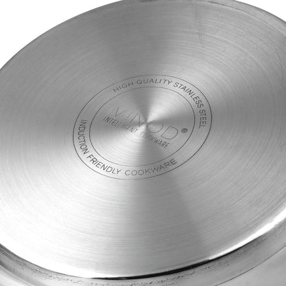 Vinod 3pc Tope Set with Lid - Induction Gas Compatible Stainless Steel | Vinod Cookware