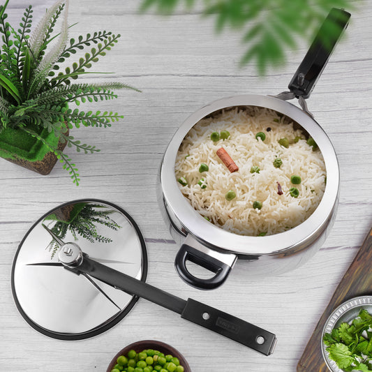 Stainless Steel, inner Lid, Cooker