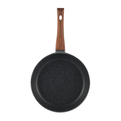 Zest Plus Frypan - Heat Resistant Ergonomic Handle Close Up | Vinod Cookware