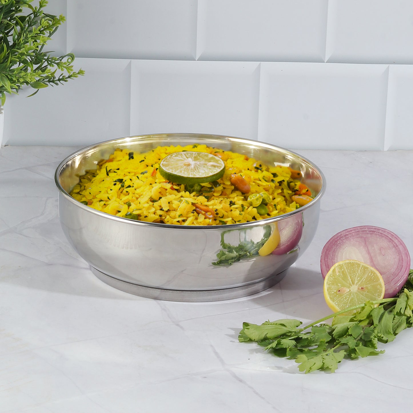 Vinod Stainless Steel Heavy Bottom Tasla 1.5L to 5.8L - Induction Friendly SAS Base | Vinod Cookware