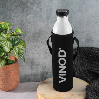Vinod Sparkle Bottle 1000ml - Side Profile View | Vinod Cookware India