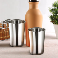 Kraft Stainless Steel Milano Glass Set of 6 pc.